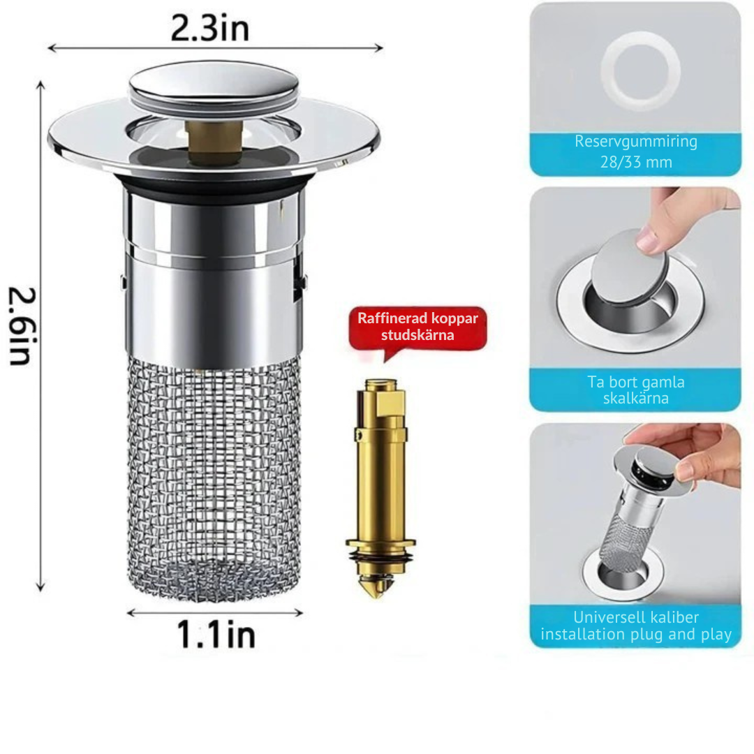 PureDrain™ | Inga fler irriterande träskor!